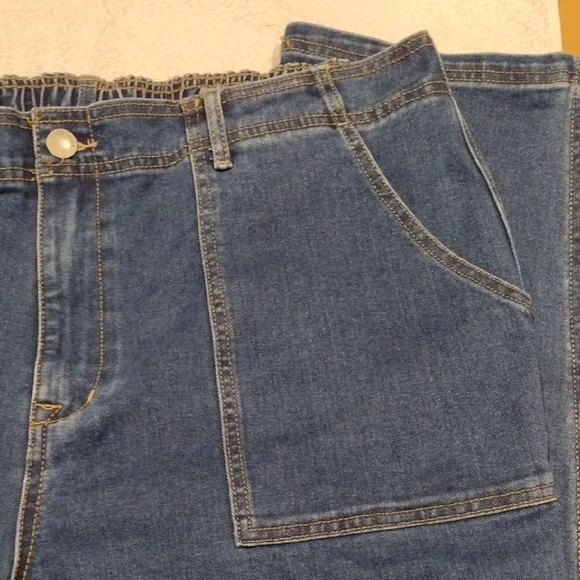 Knox Rose Blue Denim Jeans Classic Style - Picture 5 of 5